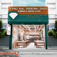 Thiết kế Tiệm vàng Phương Thúy 55m2 tại Hải Phòng  